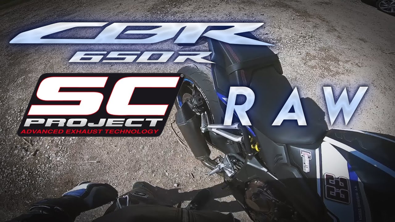 HONDA CBR650R RAW | FULL SC-PROJECT EXHAUST