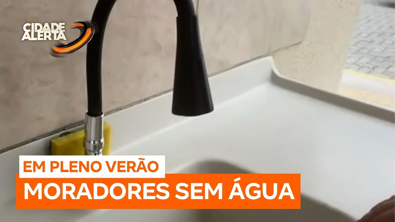 Moradores enfrentam falta de água há quase três dias em Pelotas (RS)