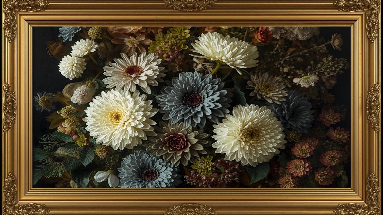 Vintage Mum Mood Wallpaper Background | Ultra HD 4K | Framed Original Digital Art