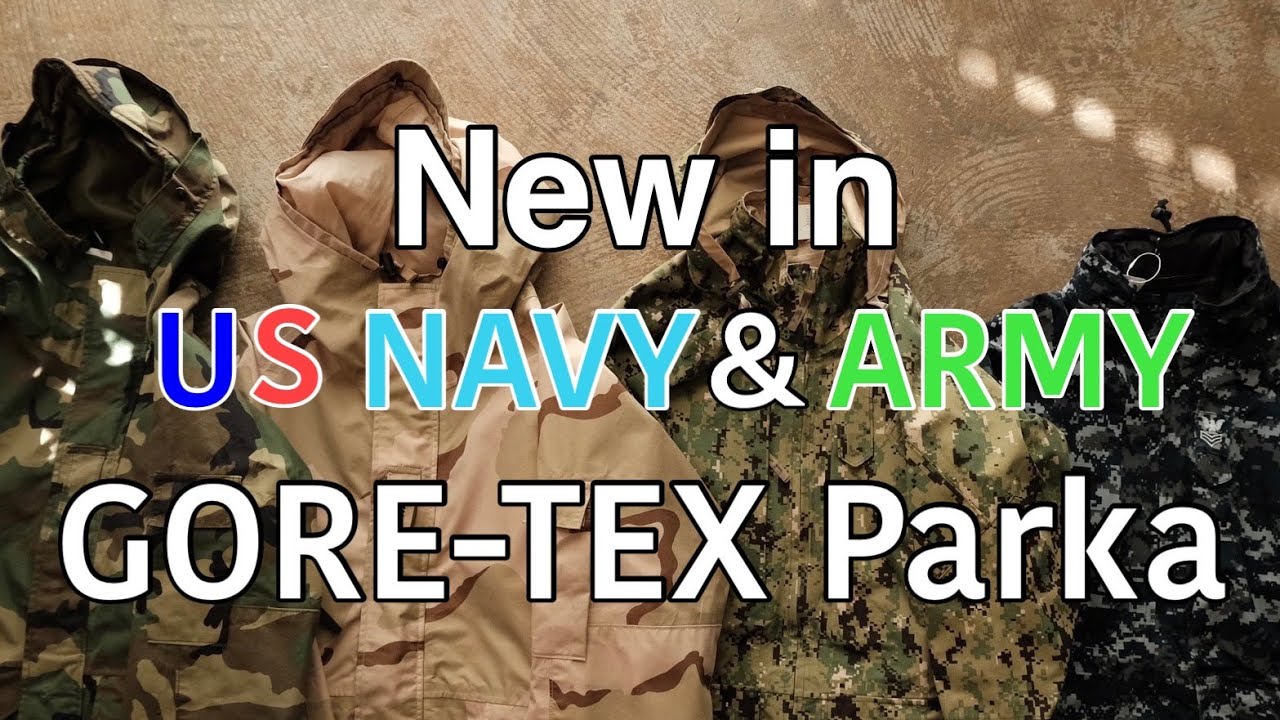 【THE OUR】Used US NAVY＆ARMY GORE-TEX Parka New in!! 春に着たいミリタリーアイテムが入荷しました‼