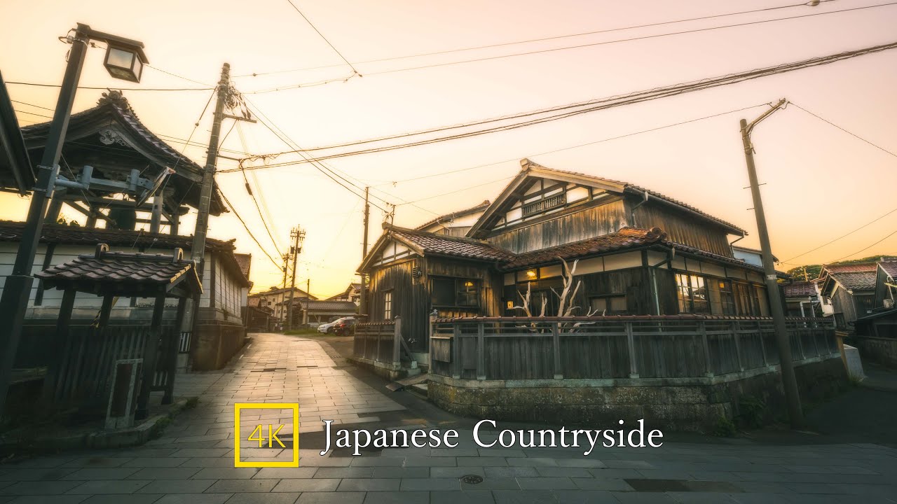 【4K  Japan】Walk in Hashitate-machi/Ishikawa Prefecture