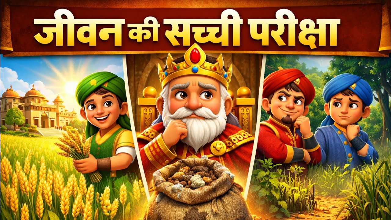 🤴“राजा बनने के लिए ताज नहीं, सोच सही होनी चाहिए।”|| Hindi Cartoon || Moral Cartoon 