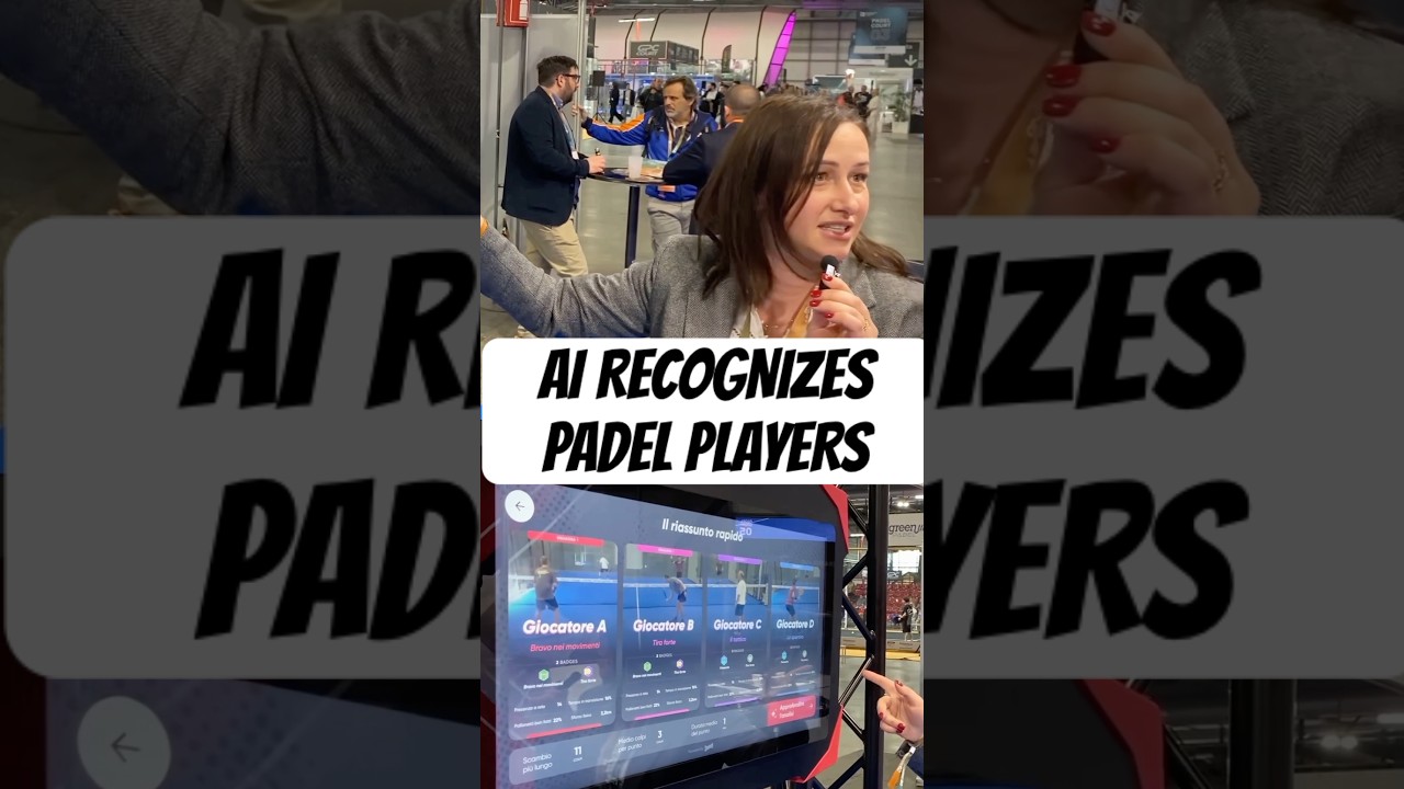 SMART Padel: AI Player Recognition with FullHD Camera on Court! 🎥📲🎾 #padel #ai #camera #spash