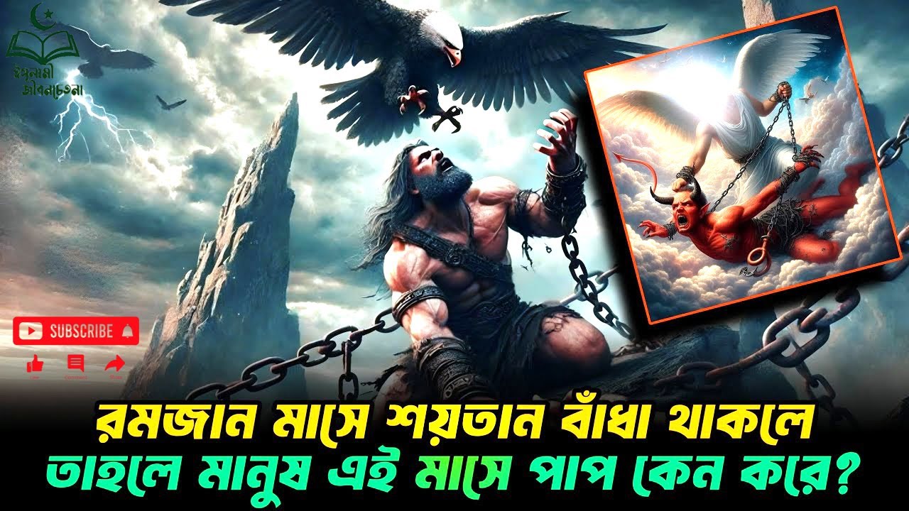 শয়তান কি সত্যিই শিকলে আবদ্ধ থাকে রমজান মাসে?  মানুষ পাপ কেন করে  তাহলে? #islamic #রমজান #শয়তান