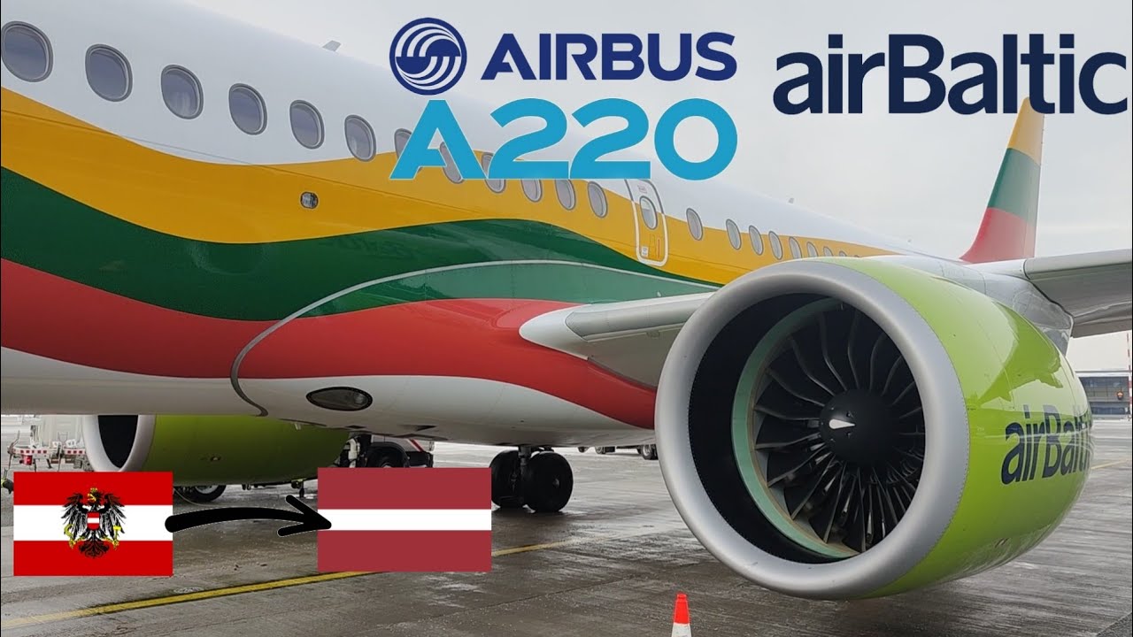 Trip Report | Airbus A220 Vienna - Riga | airBaltic