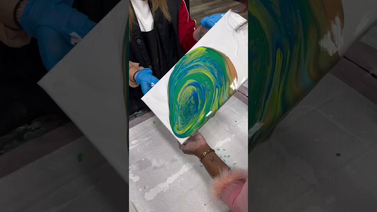 Fluid Art at Hawaii Fluid art Johns Creek
