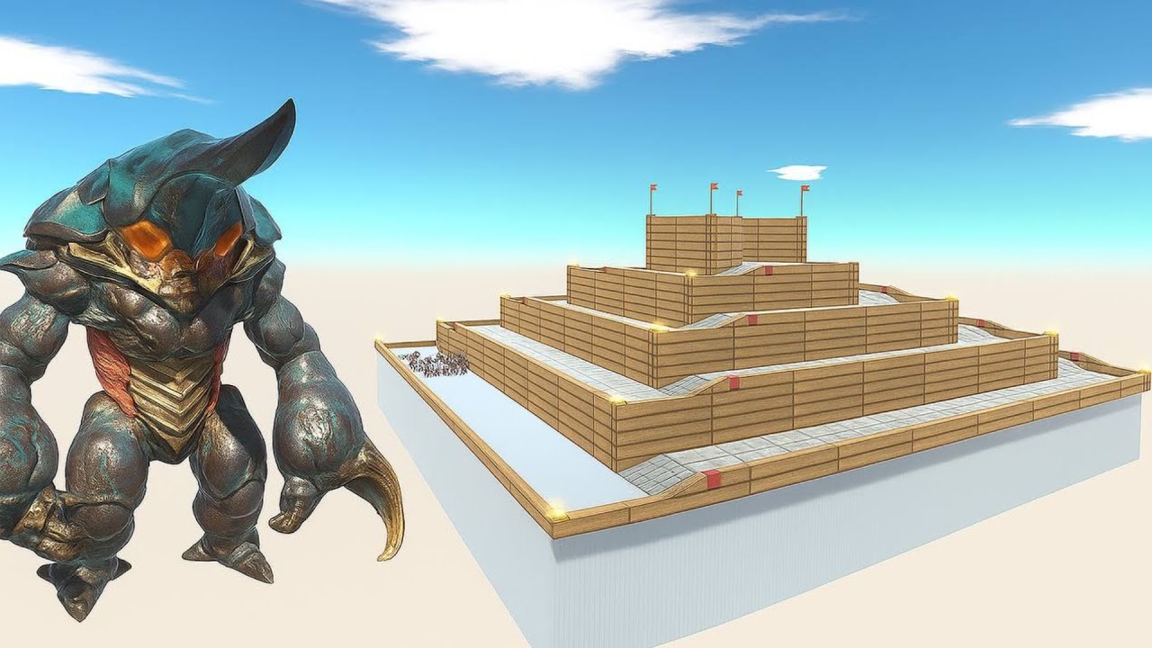 Escape From Alien Titan Beast – Uphill Battle! | ARBS - Animal Revolt Battle Simulator