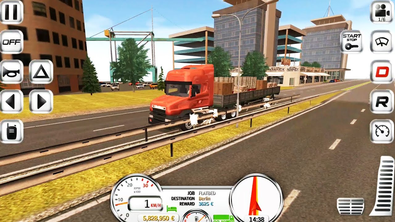 Euro Truck Driver Simulator #14 - From Stockholm to Berlin - Android Gameplay FHD