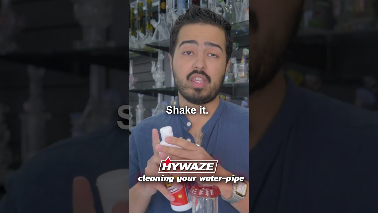 Cleaning your water-pipe with 420 solution!