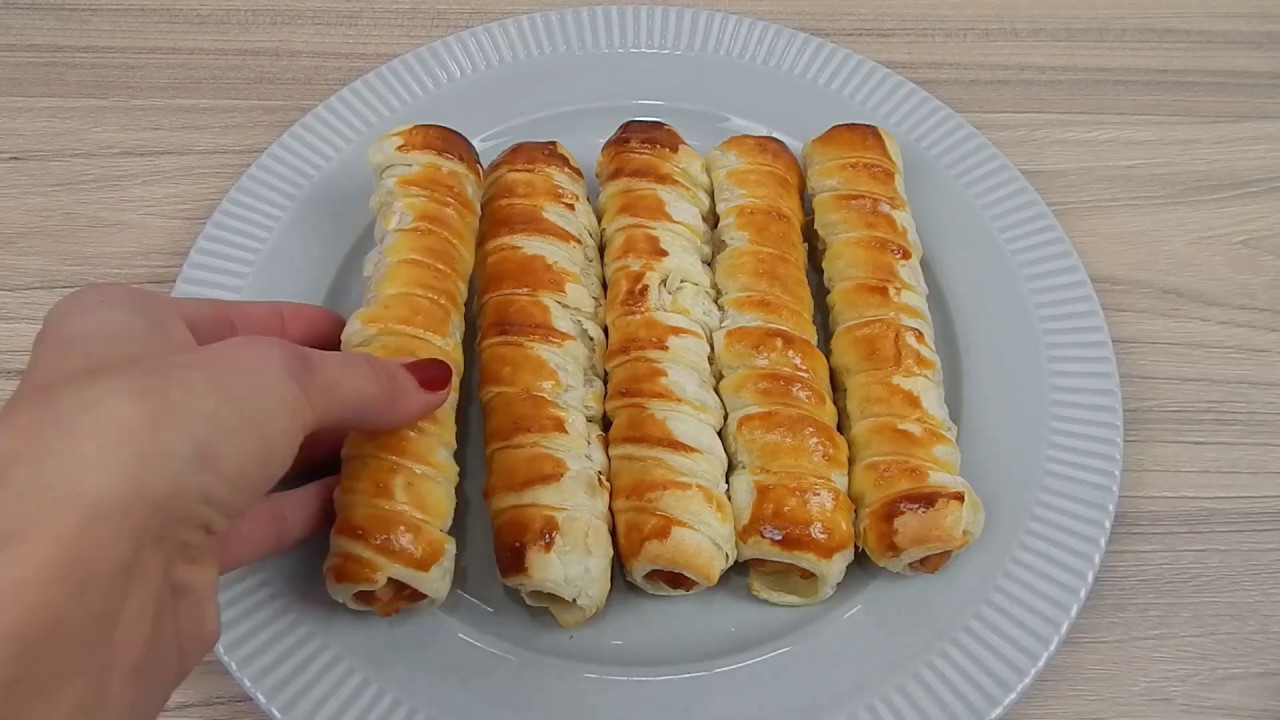Aperitiv rapid si ieftin / Covridog / Crenvursti in aluat