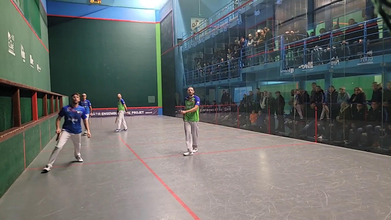 1/2 finales  all star gomme 

Laberdesque-Sender contre 
Dourisboure-Hubert