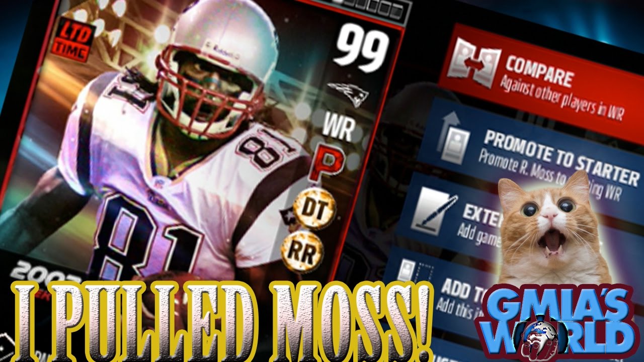 99 OVR LTD RANDY MOSS ULTIMATE LEGEND PULL LIVE ON STREAM! | MADDEN 17 ULTIMATE TEAM