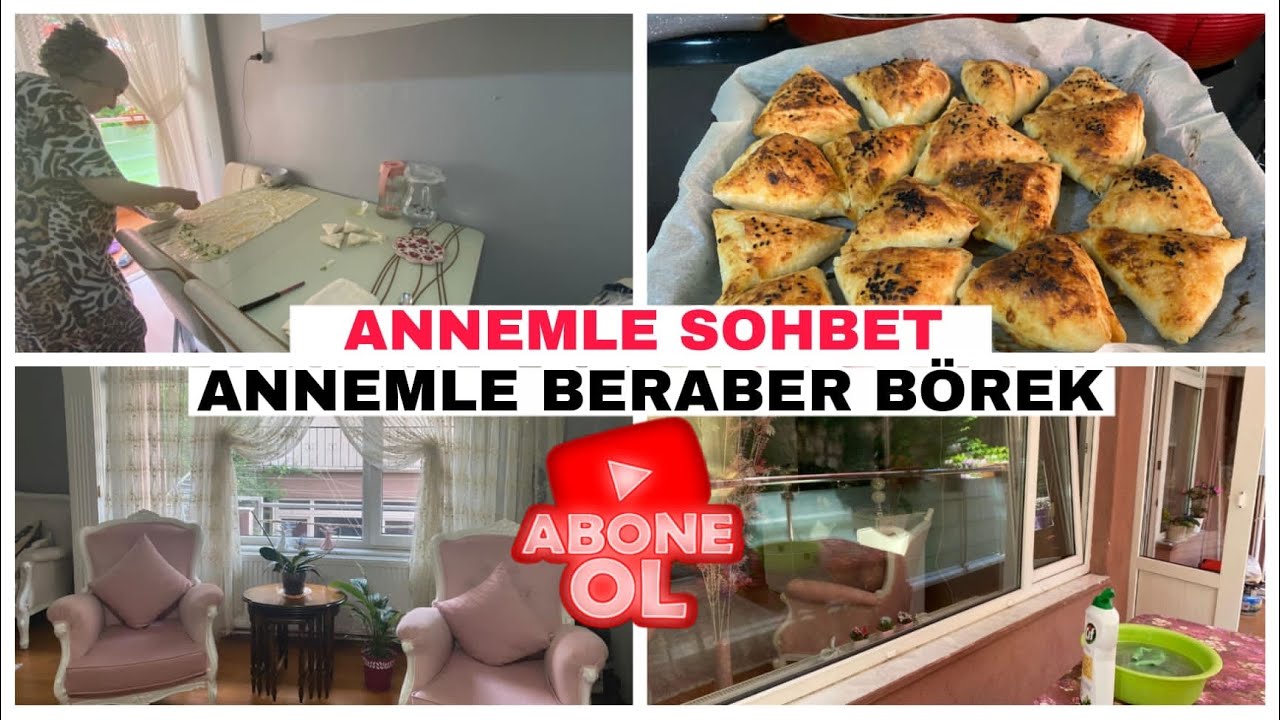 BUGÜN DE ANNEMDE TEMİZLİK YAPTIK 💯 IŞIL IŞIL OLDU 👌 ENFES MUSKA BÖREĞİ TABİ ANNE ELİNDEN 👌 VLOG🎥