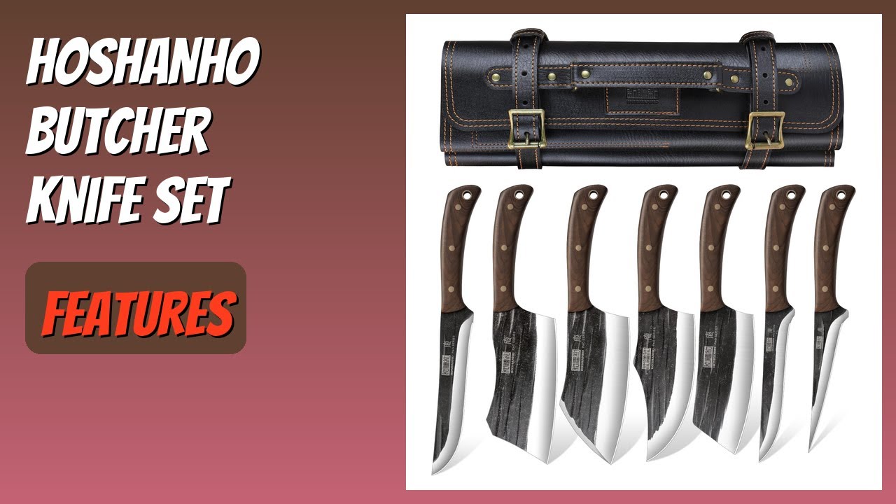 REVIEW (2026): HOSHANHO Butcher Knife Set. Features
