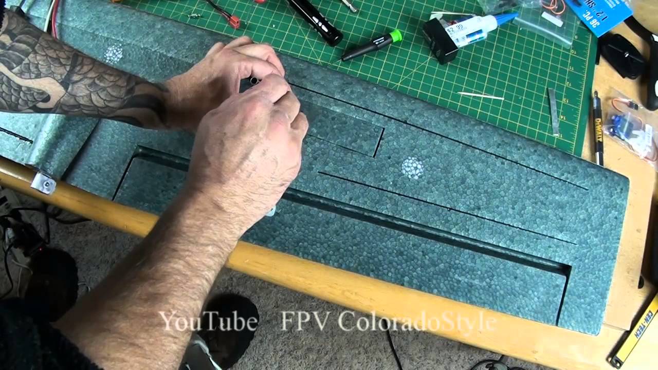 SKYHUNTER FPV Build Part 5 - Servo Placement and Linkage Connections