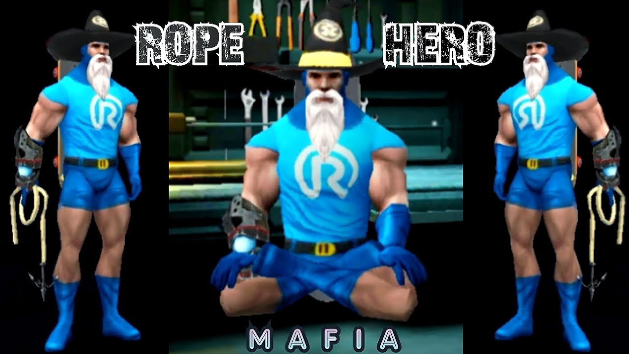 দড়ি ম্যান দ্যা সুপার হিরো 🦸। ROPE HERO Mafia City Wars । #FRN G@mer ।@Mr_No_Face 