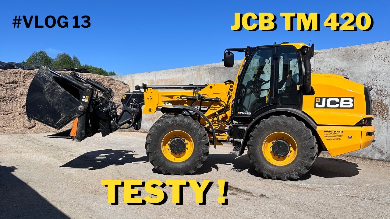 HIT  WŚRÓD ŁADOWAREK TELESKOPOWYCH  ?  TESTY JCB TM 420