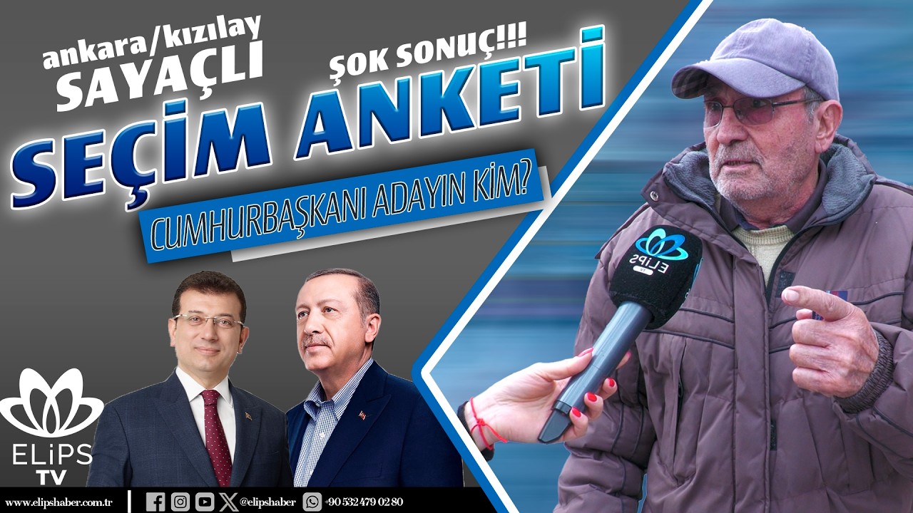Erken Seçim Anketinde BÜYÜK Fark! Ankara Halkı Tepkili!