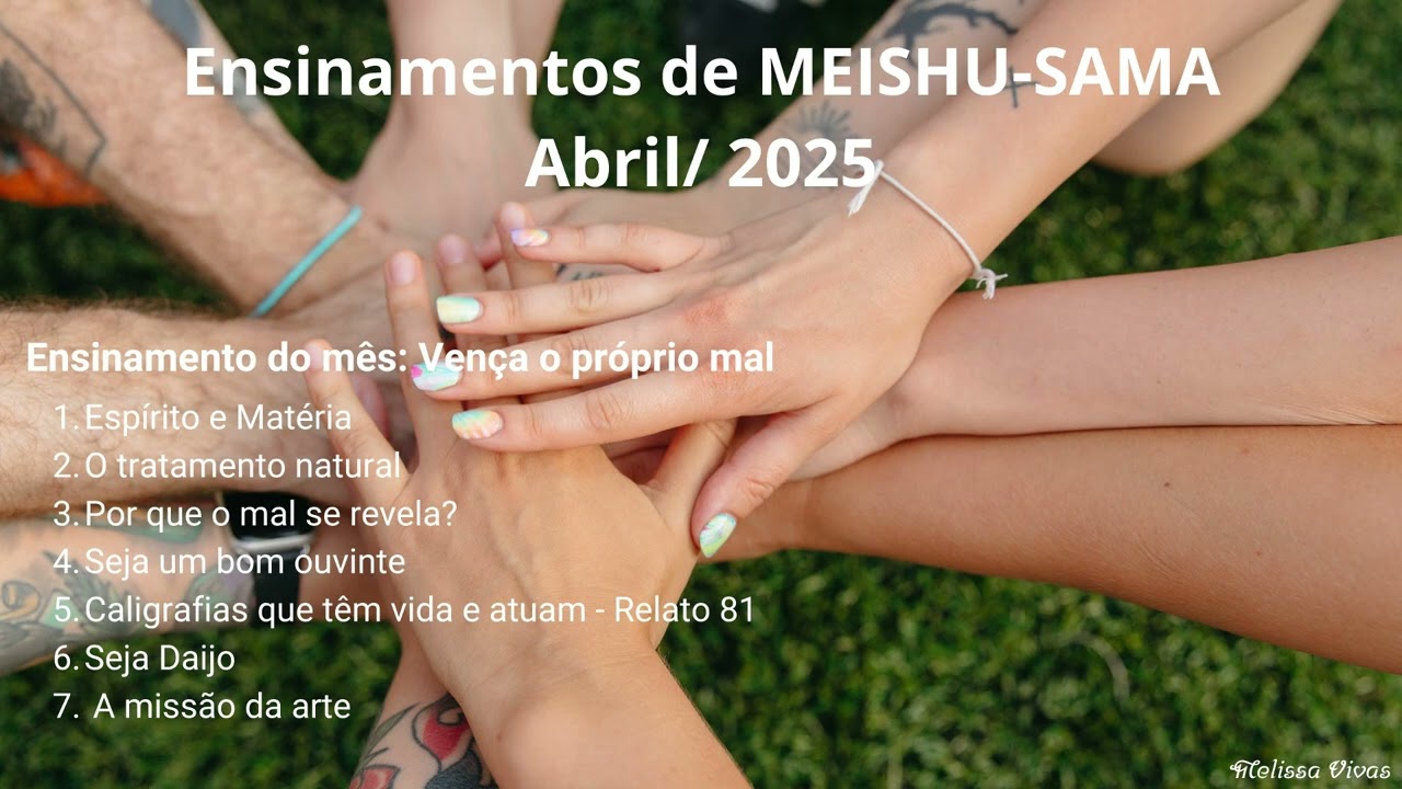 Áudio Ensinamentos de Meishu-Sama - Abril/ 2025