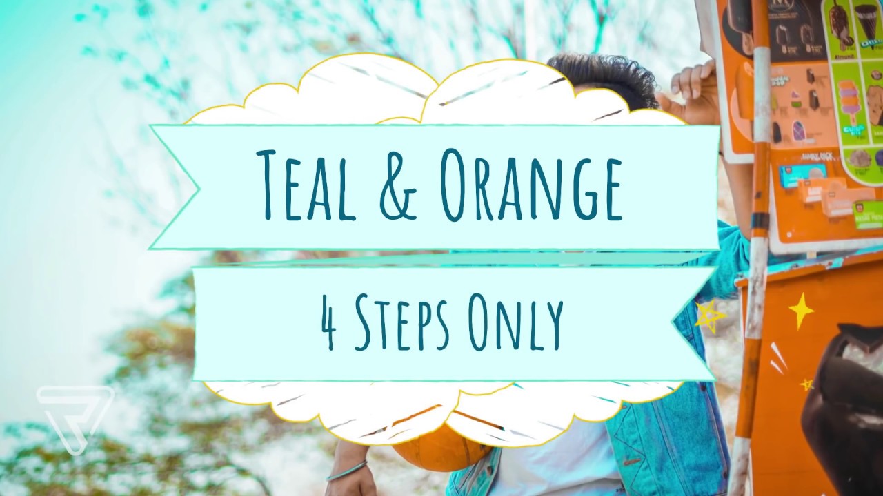 TEAL & ORANGE | Lightroom App | 4 Steps in Hindi | Lightroom Tutorial