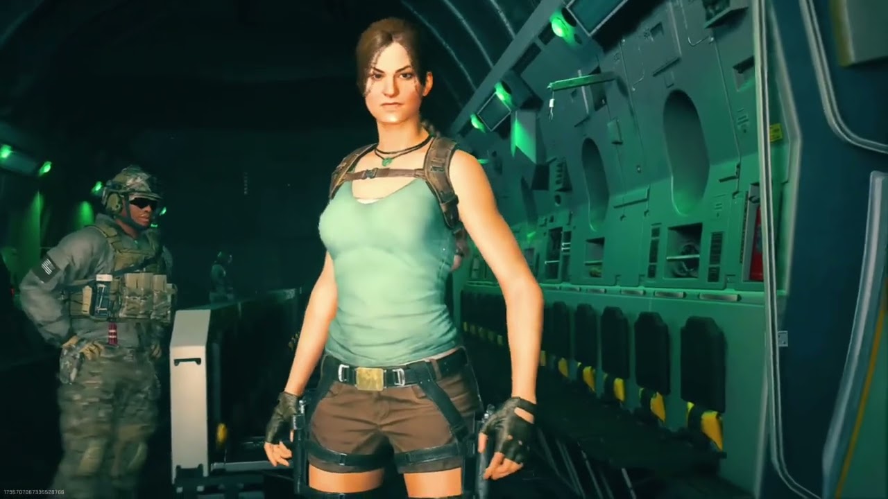 LARA CROFT FINISHING MOVES IN MODERN WARFARE 2!🔥👹