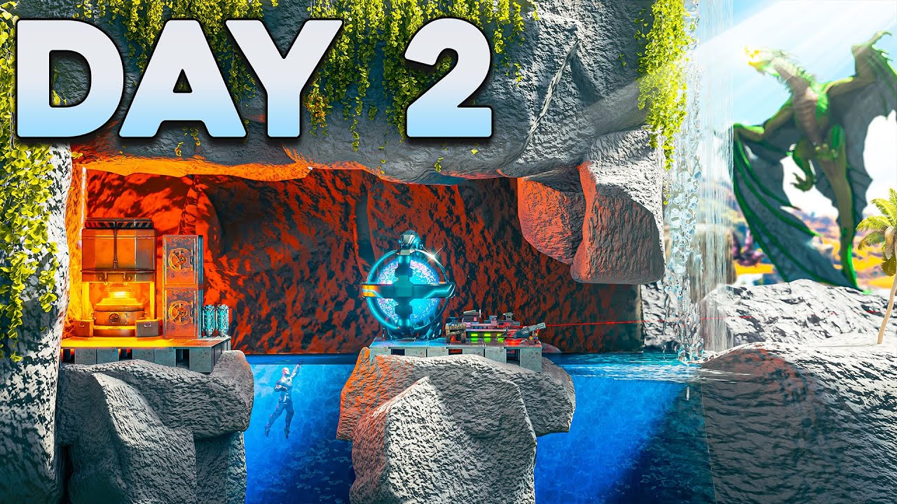 We Built the Strongest Underground Cave Base in ARK PvP...