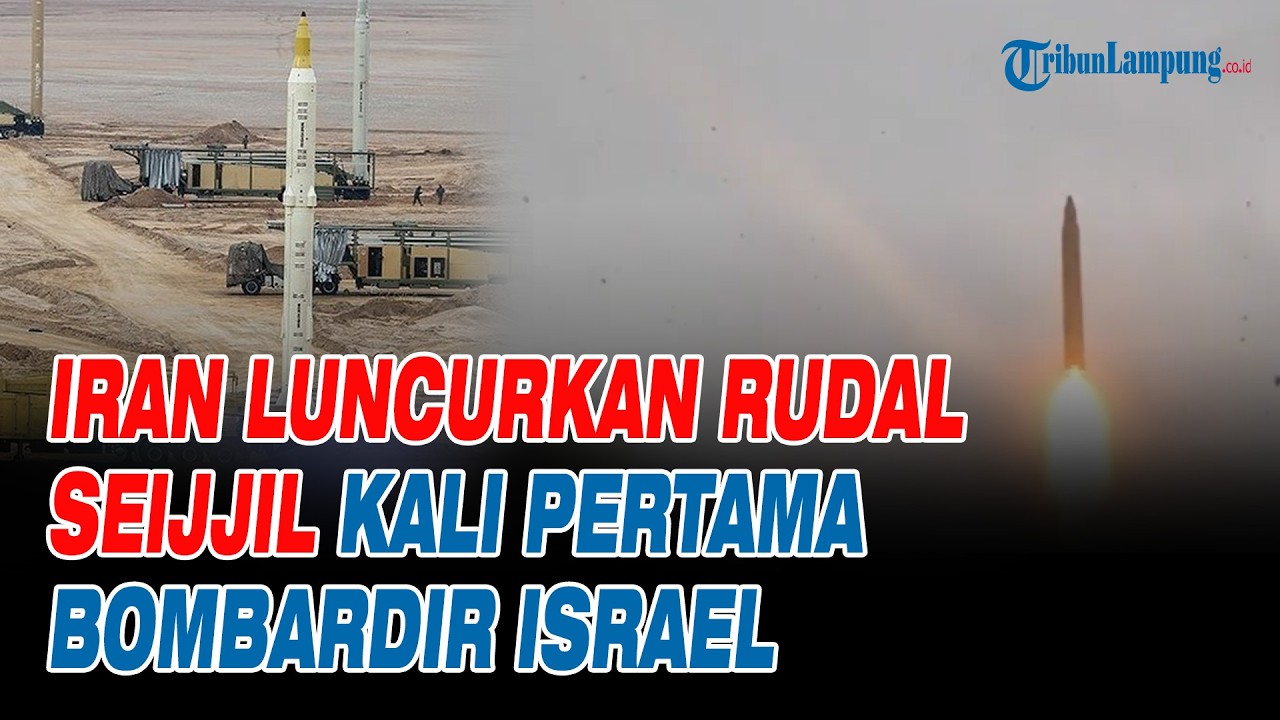 Iran Luncurkan Rudal Seijjil Kali Pertama Bombardir Israel