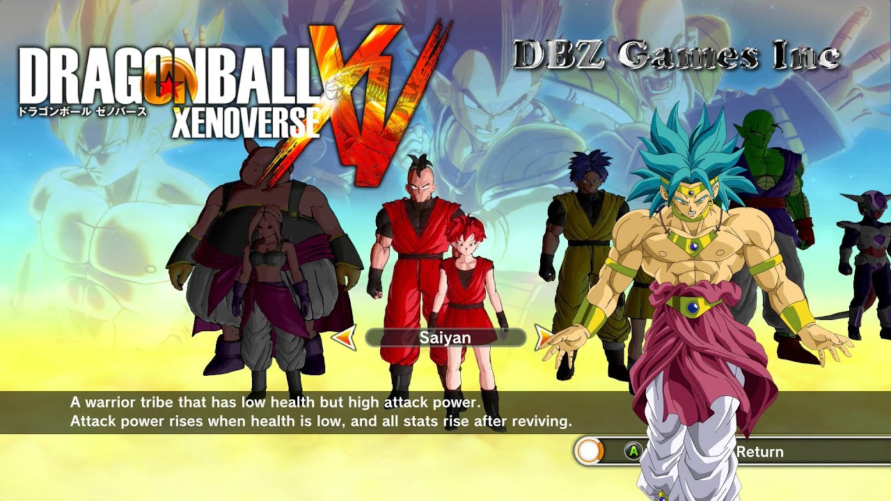 Dragon Ball Xenoverse - How To Make Broly SSGSS - CaC
