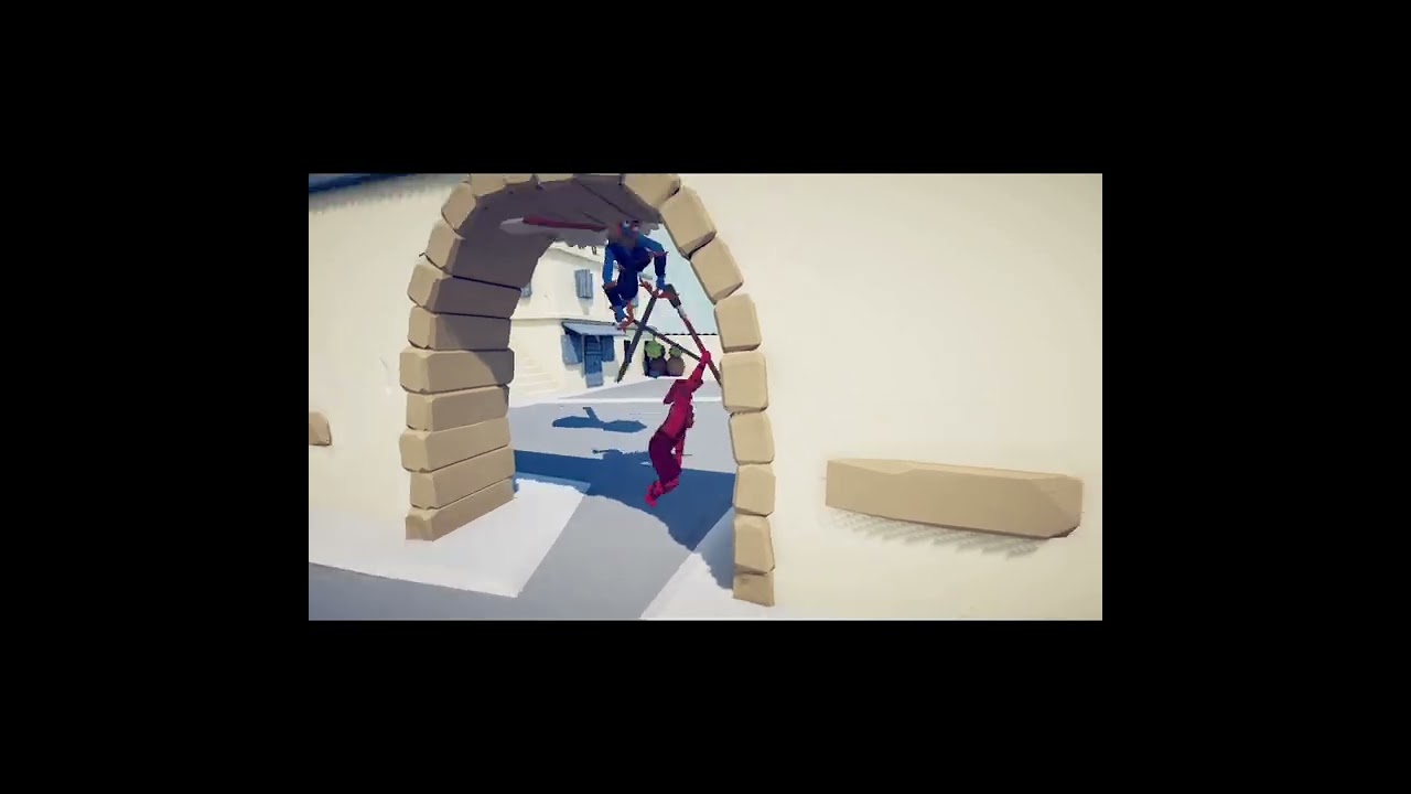 TABS 1v1 - Monk VS. Valkyrie - with a twist? #tabs #1v1
