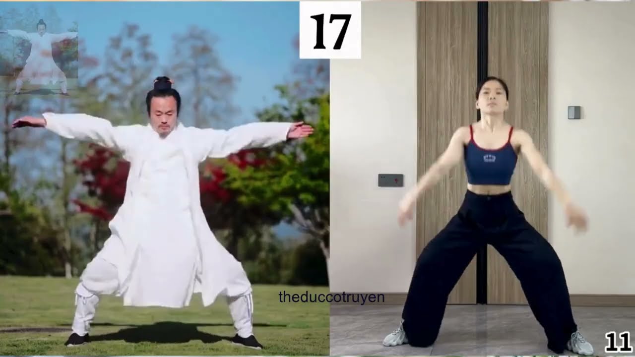 Giảm cân nhanh với thể dục cổ truyền - full 48 động tác dễ tập tại nhà