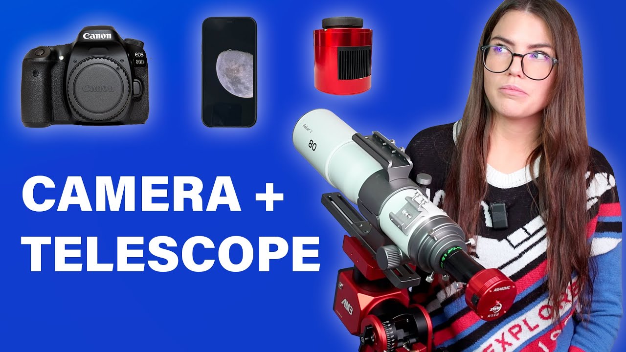 Как подключить камеру к телескопу | Смартфон, зеркальный фотоаппарат, беззеркальный фотоаппарат, ...