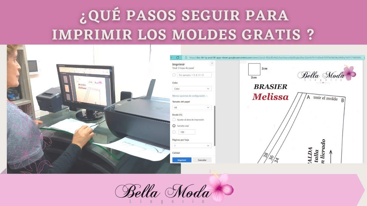 ¿CÓMO IMPRIMIR LOS MOLDES GRATIS ?