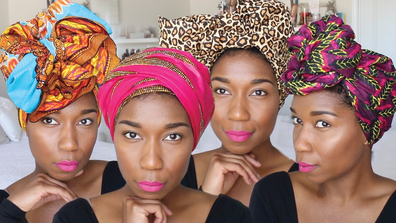 10 CHIC Ways To Tie Head Wraps | SUPER EASY - Naptural85