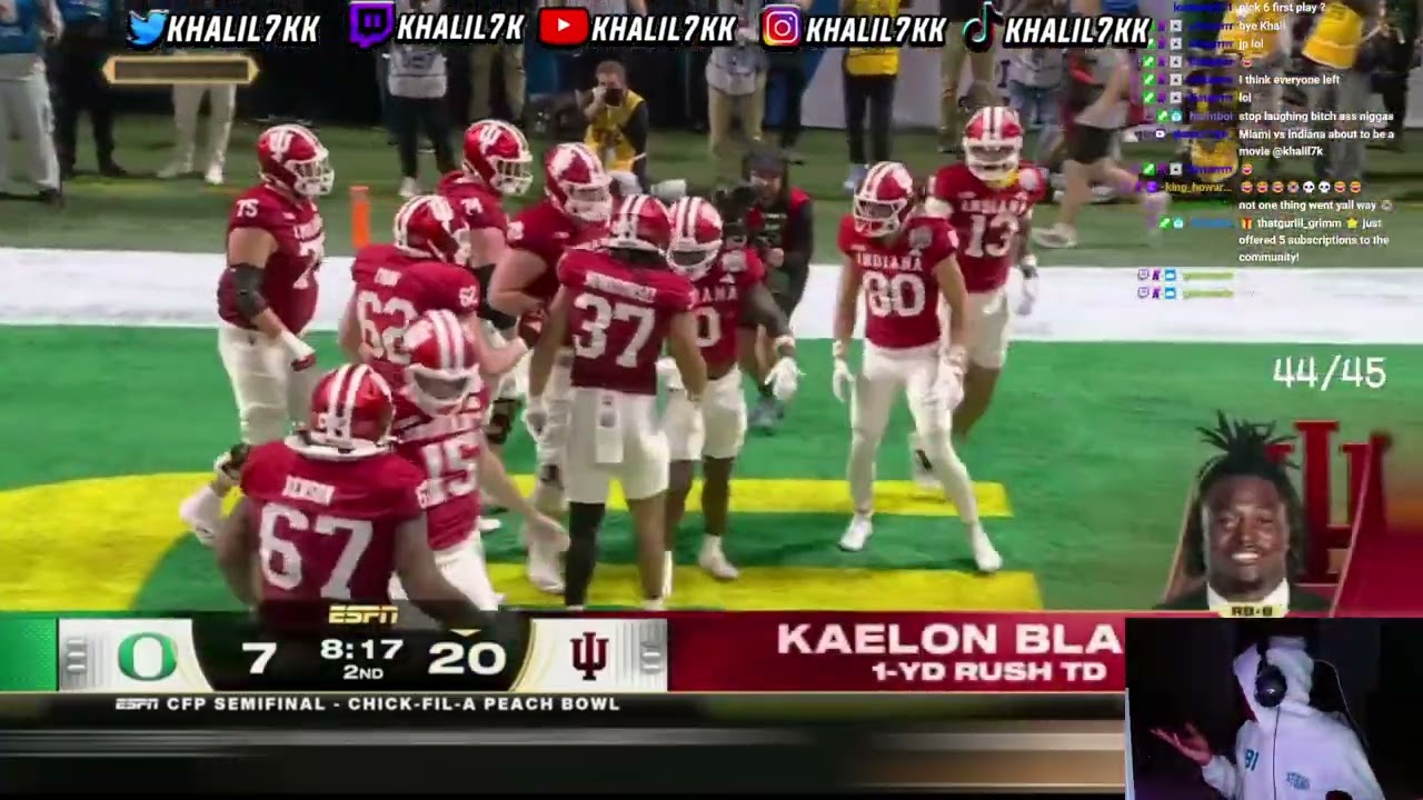 bullshit!!!! #1 Indiana vs #5 Oregon Highlights | 2026 Peach Bowl | CFP Semifinal