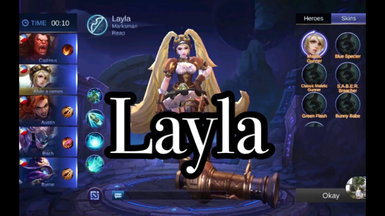 Mobile legends first try Layla #explore nation vlog