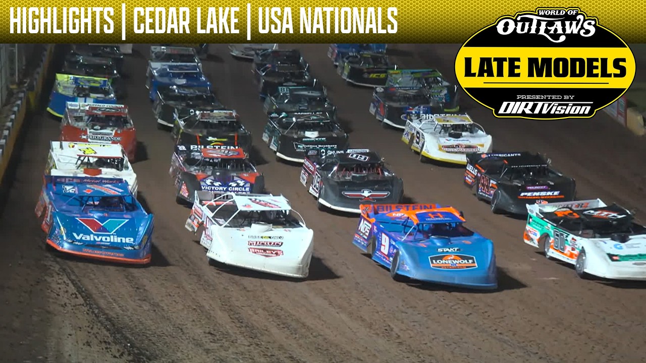World of Outlaws Late Model Series | Cedar Lake Speedway | 1 августа 2026 г. | ЛУЧШИЕ МОМЕНТЫ