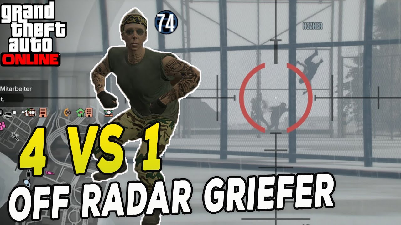 4 Griefer schwitzen auf Low Level BaboBoon =D | Gta 5 Online