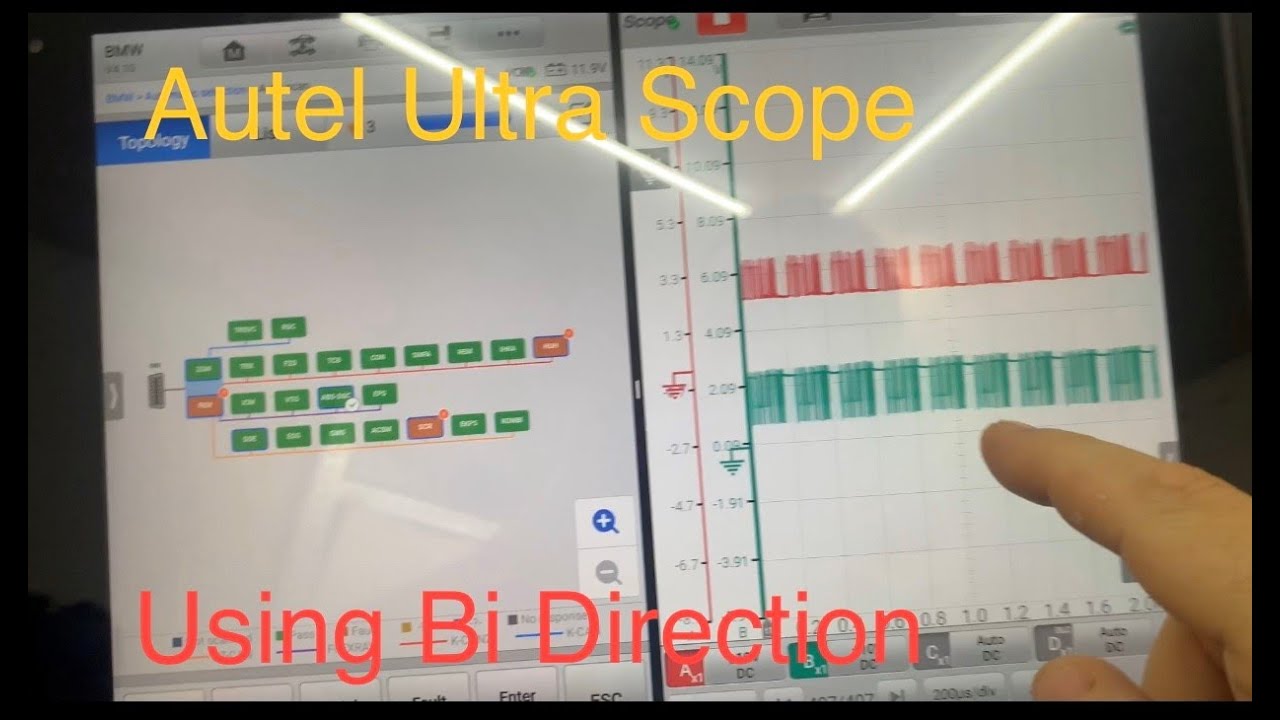 Autel Ultra using Scope/ Bi directional at Once