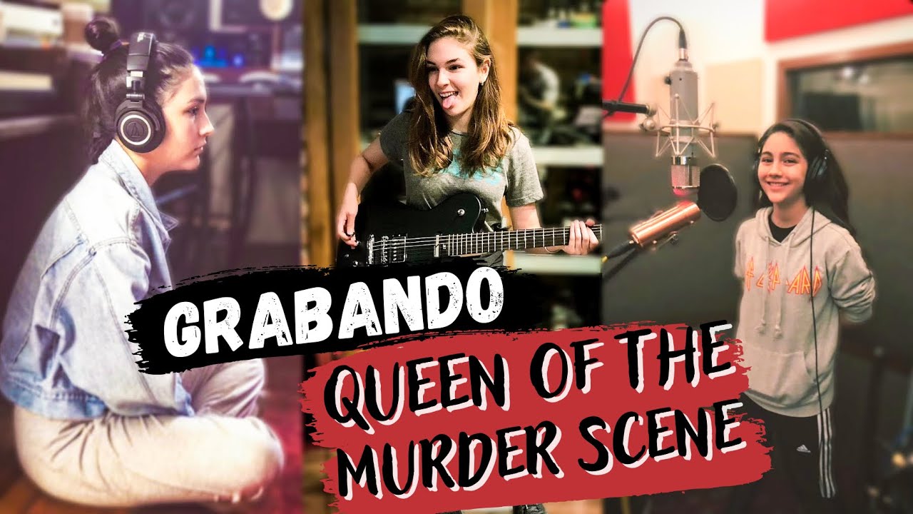 The Warning grabando “Queen Of The Murder Scene” 💿⚡️ (Instagram stories)