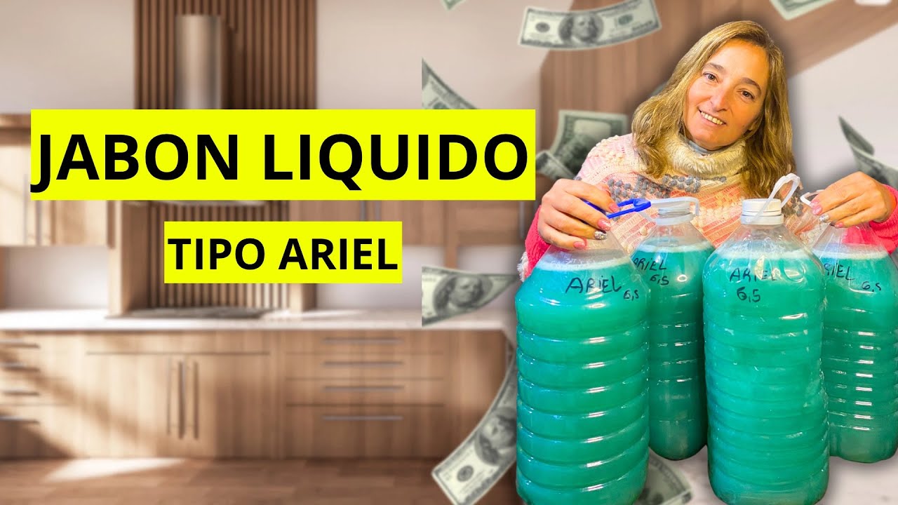 Gana DINERO Vendiendo JABÓN LÍQUIDO! 💰 Receta Fácil y Rentable