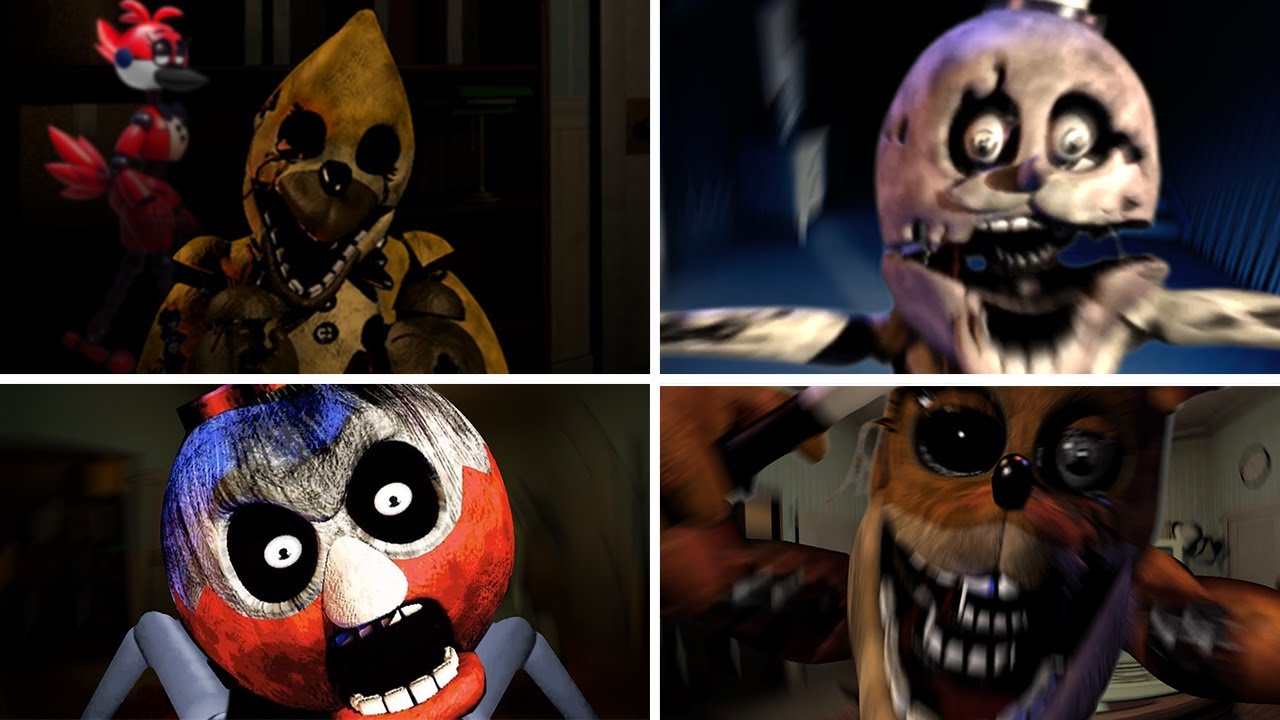 Five Nights at Park TODOS LOS JUMPSCARES (Especial de 200k)