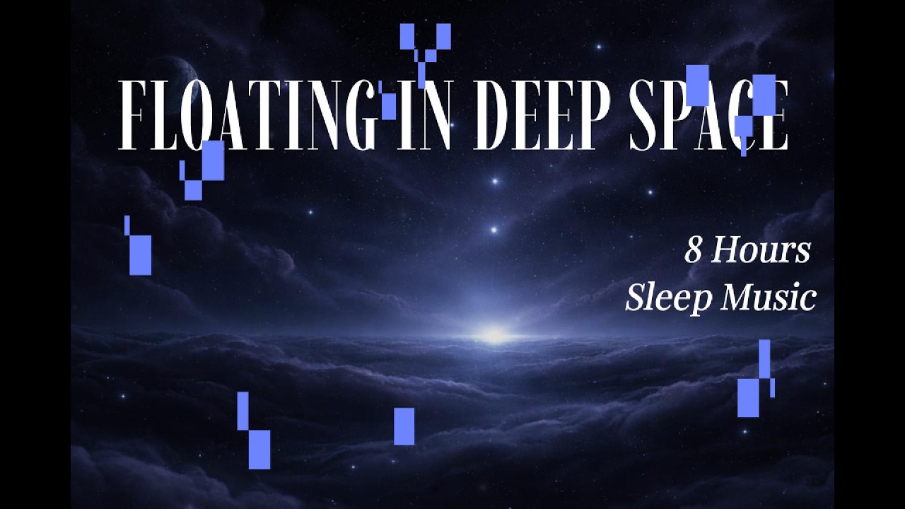 Floating in Deep Space (8 Hours) | Dark Ambient Sleep Music | Weightless Space Atmosphere
