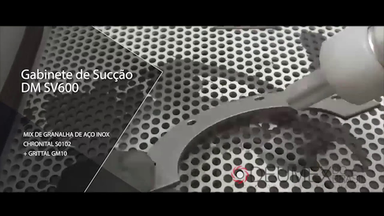 Jateamento com Granalha de aço inox  DM SV600   0102 + GM10