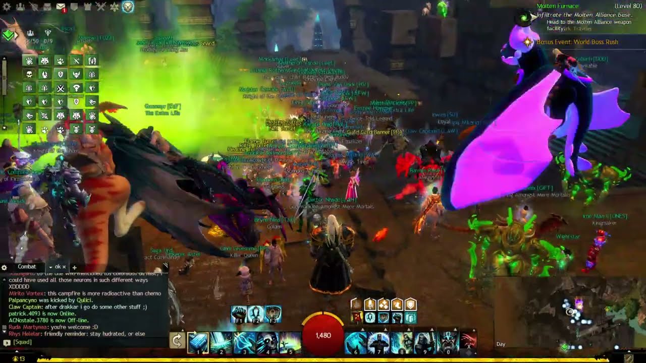 Guild Wars 2: 250 Players Live World Boss Event
