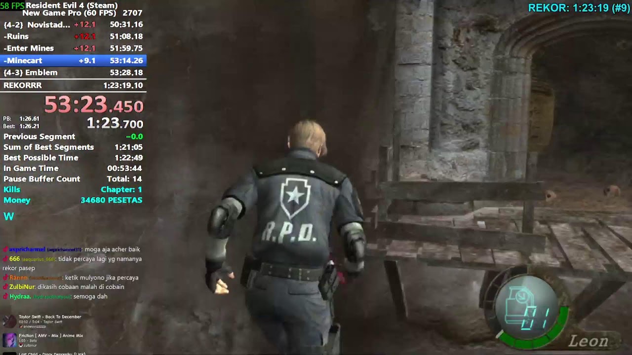 Speedrun RE4 OG | NG Pro PB Attempt