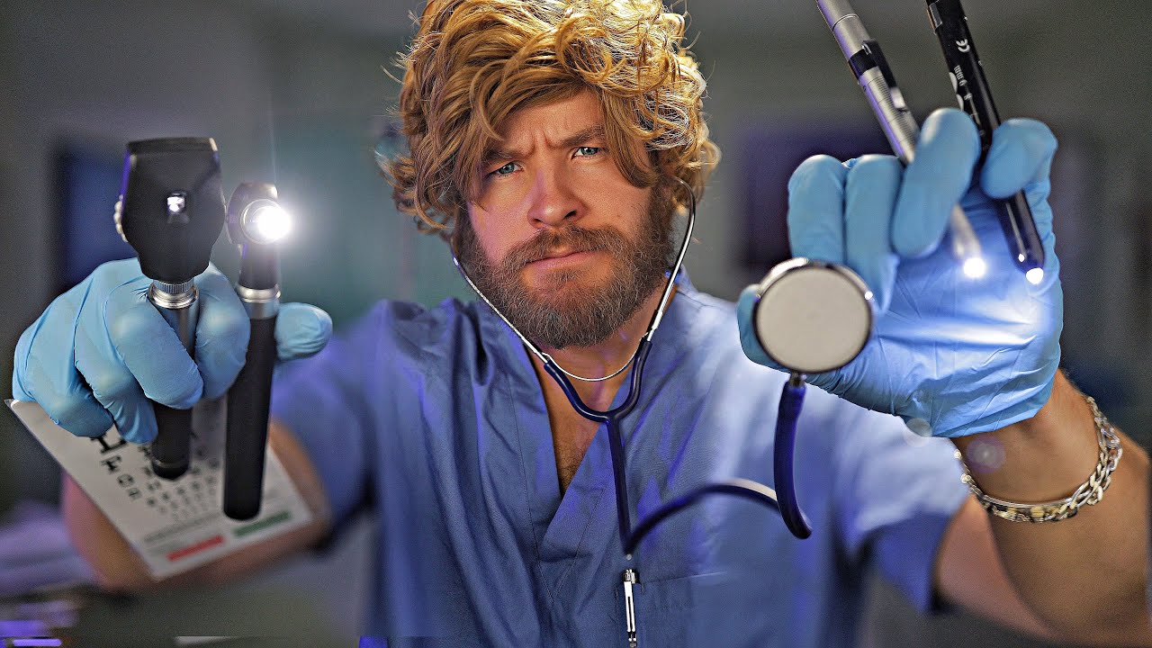 [ASMR] Fastest Doctor | Examinations for SLEEP (ft. Dr. Lightspeed)