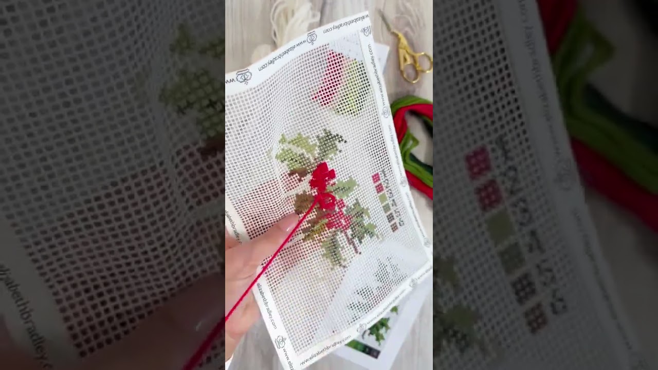 Stitching a Needlepoint Beginner Kit