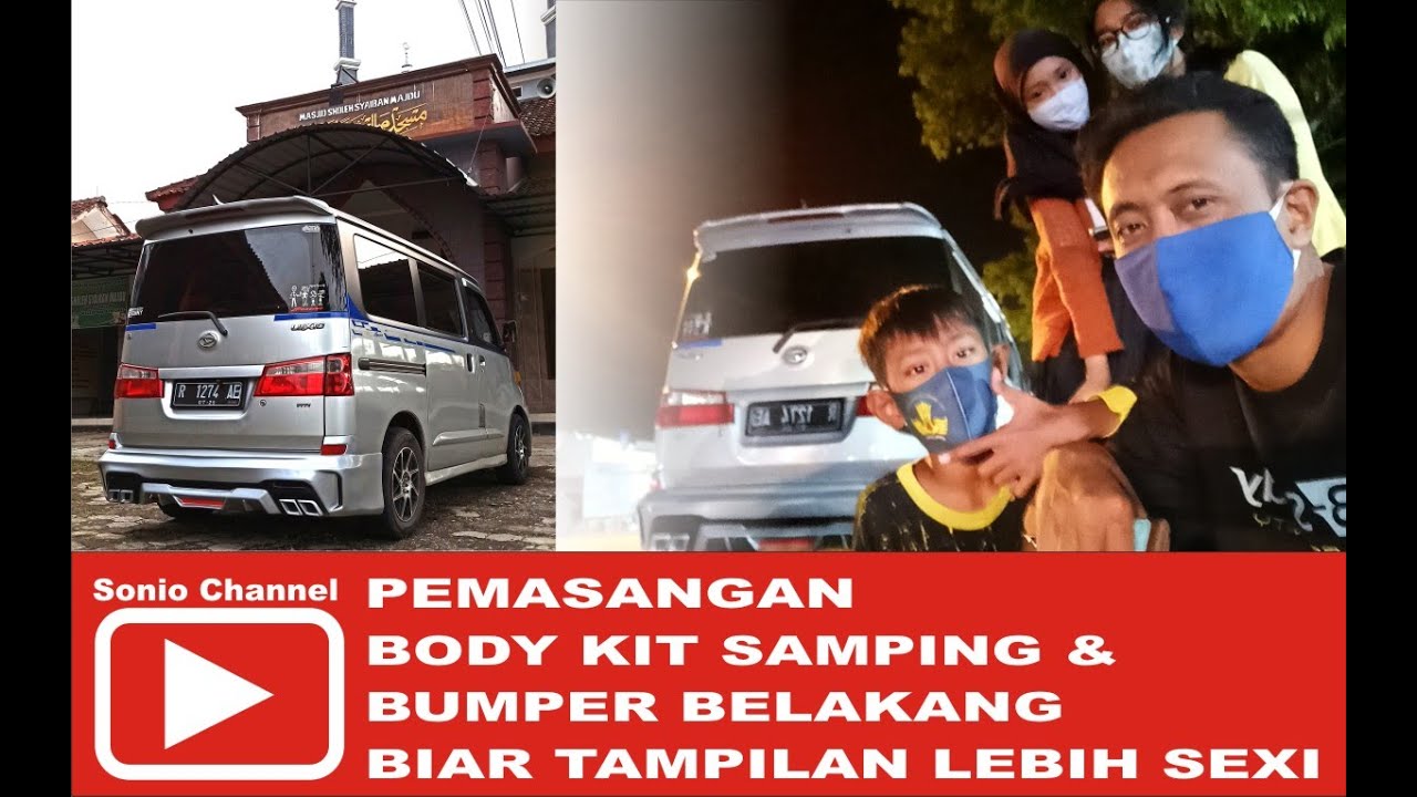 Body Kit Belakang Daihatsu Luxio