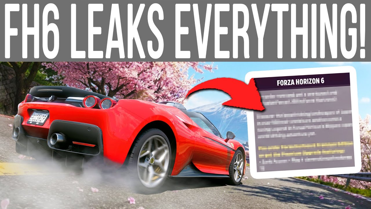Forza Horizon 6 BIGGEST LEAK REVEALS EVERYTHING IMPORTANT...