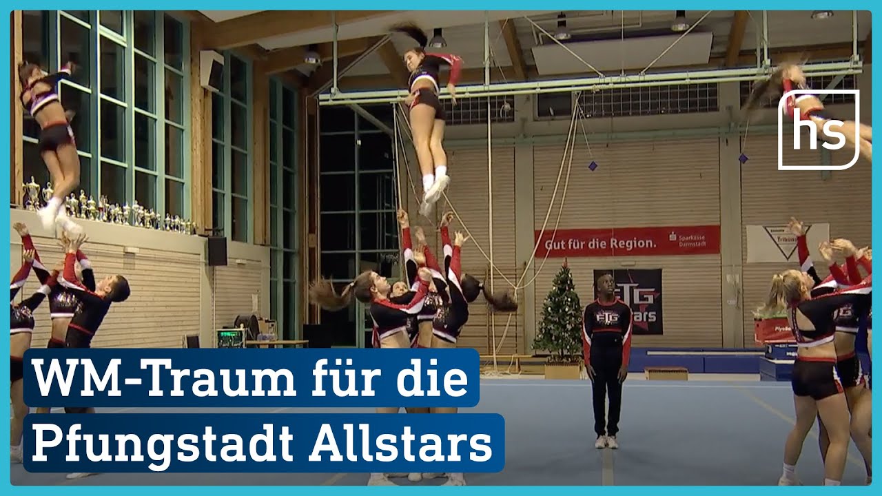 Pfungstädter Cheerleader trainieren für Weltmeisterschaft | hessenschau